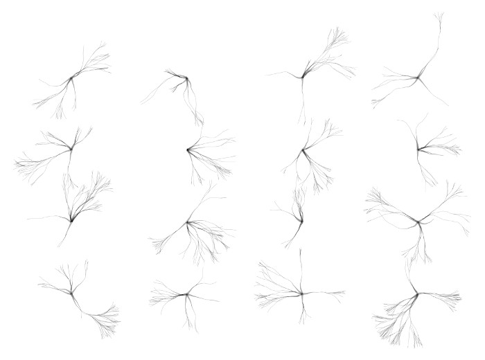 4x4 neuron grid