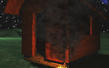 flammable cabin, an interactive mischief simulation